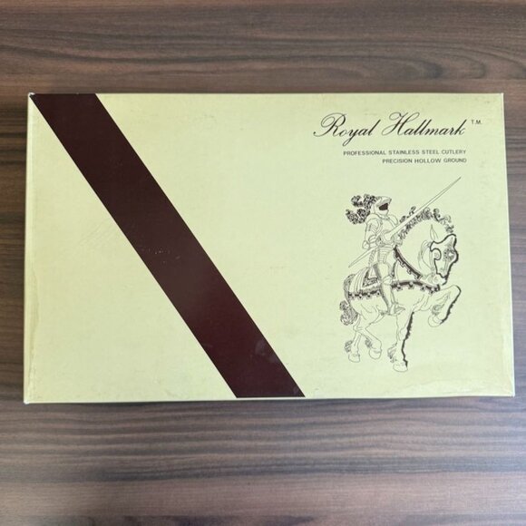 Vintage Royal Hallmark Professional Stainless Steel Cutlery Set 7-Piece Knives F - Picture 2 of 11